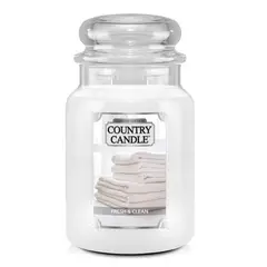 KRINGLE CANDLE - Vela Aromática Fresh & Clean Tamaño Grande Edición Limitada