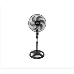 HOME ELEMENTS - Ventilador Pedestal 18 Rejilla Metálica 6 Aspas