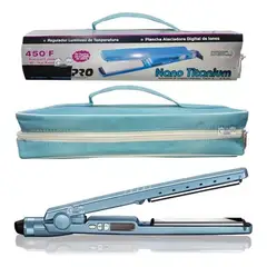 GENERICO - Plancha Para Cabello Nano Titanium Con Estuche