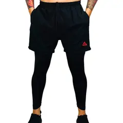 RIPPLE FT - Pantaloneta con Licra Larga 2 Bolsillos Original RIPPLE.