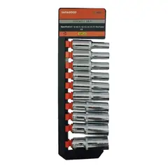 GENERICO - Kit Socket Juego Copas 10 Piezas 1/2 Pulgada Trabajo Pesado