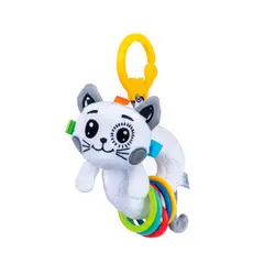 BALIBAZOO - Peluche Colgante Sensorial Gato Sonajero