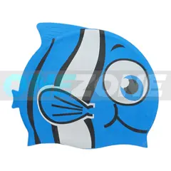 GENERAL - Gorro Natación Silicona Kids Animals 102233 Pescado/Rayas