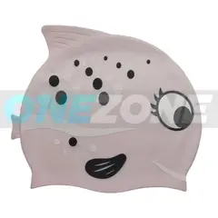 GENERAL - Gorro Natación Silicona Kids Animals 102233 Pescado/Puntos