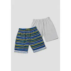 MARKETING PERSONAL - Bermuda Paq X2 Infantil Masculino Multicolor Mp 105110