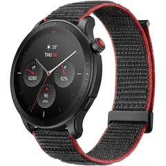 AMAZFIT - Reloj Inteligente GTR 4 Correa Tela Negro