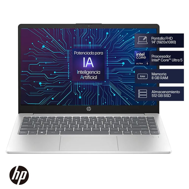 Portátil 14-ep1001la Intel Core Ultra 5 RAM 8GB SSD 512GB 14" FHD Windows 11 Home