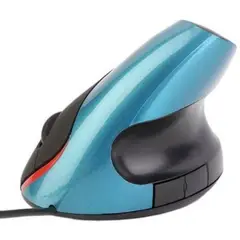 SEISA - Mouse 5d Vertical Ergonómico Cable Túnel Carpiano Óptico