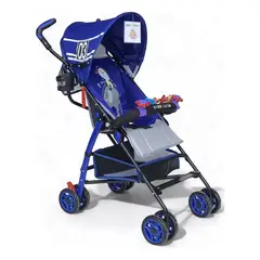 GENERICO - Coche Paseador Bebe Tipo Sombrilla Niño Práctico Color Azul