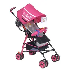 GENERICO - Coche Paseador Bebe Tipo Sombrilla Niño Práctico Color ROSA