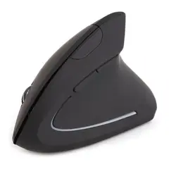 SEISA - Mouse Inalámbrico Usb Ergonómico Vertical Túnel Carpiano Negro