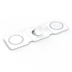 GENERICO - Cargador Inalámbrico Para iPhone Apple Watch AirPods 3 En 1 Magnético