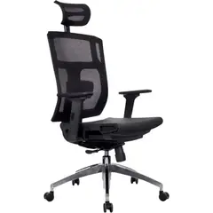 GENERICO - Silla Budapest Presidente Brazo 3d Slider Aluminio