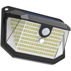 ONE PIXEL - Lampara Solar Led Exterior Pared Sensor Movimiento - Negro