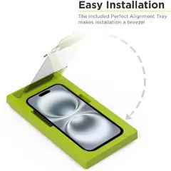 PURE GEAR - Protector Pantalla Compatible con iPhone 16 Pro Vidrio HD