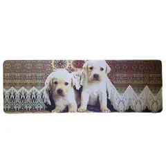 SEISA - Pad Mouse Gamer Extra Largo 88 Cm X 30 Cm Diseño Cachorros