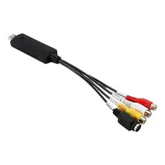 GENERICO - Capturadora De Video Audio Usb 2.0 A Rca S-video Pc O Laptop