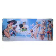 SEISA - Pad Mouse Gamer Extra Largo 88 Cm X 40 Cm - Diseño Playa