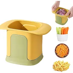 GENERICO - Mini Picador Verduras Papas Presión Manual Utensilio Cocina.