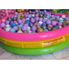 INTEX - COMBO PISCINA 168CMX46CM +250 PELOTAS PASTEL+ INFLADOR