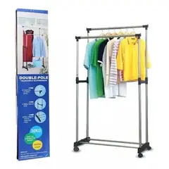 GENERICO - Perchero Para Ropa Organizador Con Ruedas Shoe Rack Blanco