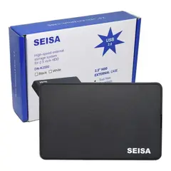 SEISA - Caja Externa Usb 2.0 Para Disco Sata Hdd Y Ssd 2.5'' Plastic