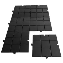 GENERICO - Piso De Caucho Antideslizante Protección Gym M2