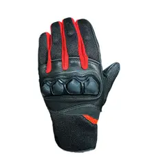 SMART BIKERS - GUANTES DE PROTECCION SM RACEWEAR RIDER NEGROROJO M