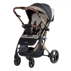 EBABY - Coche Para Bebe Tipo Maleta Mango Reversible Plegable