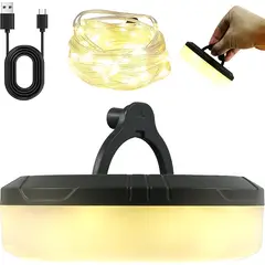 CAMPINGAZ - LAMPARA MULTIFUNCIONAL PARA CAMPING SOLAR Y USB CON TIRA LED + CONTROL