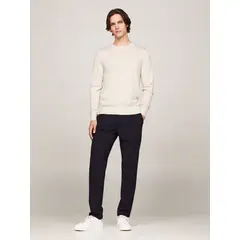 TOMMY HILFIGER - Saco Beige tejido de lana merina fina Para Hombre