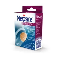NEXCARE - Tiras Steri-strip 12mm X 100mm X 12Und