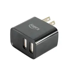KALLEY - Cargador de Pared Dual USB a Lightning -USB-C de 1,2 Metros