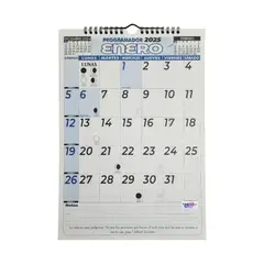 GENERICO - Calendario Programador 2025 Vertical Mediano 24x34
