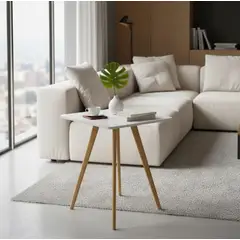 GENERICO - Comedor Auxiliar Cuadrado 60 X 75 Cm  Moderno Y Versátil