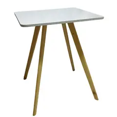 GENERICO - Comedor Auxiliar Cuadrado 60 X 75 Cm  Moderno Y Versátil