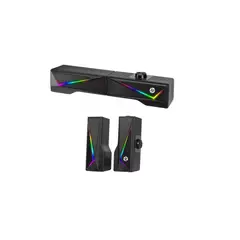 HP - Parlante PC USB 3.5 mm HI FI Gamer Portatil Altavoz Magnetico Barra