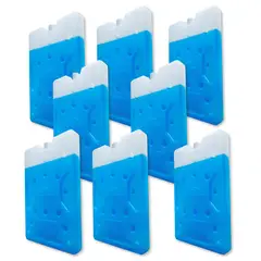 GENERICO - KIT X8 Pila Gel Refrigerante Ice Pack Hielo Cadena Frío