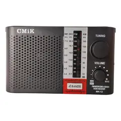 CMIK - Radio Bocina Portátil Bandas Amfmsw Altavoz Reproductor