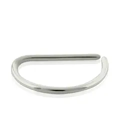 AGHA JEWELRY - Titanio Piercing Nostril Aro D-Ring o Aro forma de D para Nariz