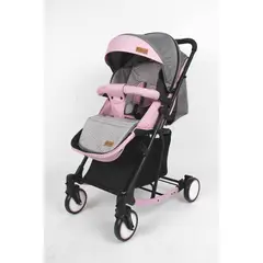 MAXIBABY - Coche Para Bebe Mecedora Capota Extraible Gris Rosa