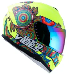 EDGE HELMETS - Casco Edge Integral Zoom Pro Xamma Amarillo Certificado DOT - L
