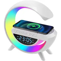 GENERICO - Parlante Inteligente Intouch Con Lámpara Bluetooth Y Reloj - Portátil