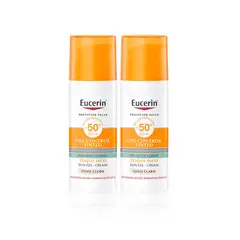 EUCERIN - Sun Toque Seco Color Claro Fps 50+ 50ml X2