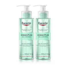 EUCERIN - Dermopure Oil Control Gel Limpiador Facial 200ml X2