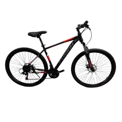 FUSION - Bicicleta Kosmos Rin 29 Aluminio 24 Vel Negro rojo