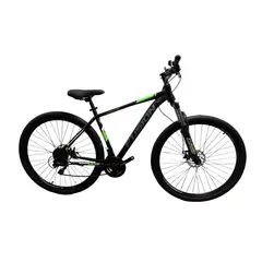 FUSION - Bicicleta Kosmos Rin 29 Aluminio 24 Vel Negro verde