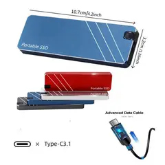 LENOVO - Disco Externo Estado Sólido Tipo C Usb 31 1tbssd