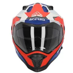ACERBIS - CASCO REACTIVE BLANCO AZUL ROJO TALLA L