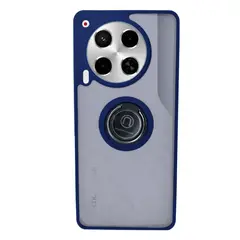 GENERICO - Funda Estuche Mate Con Anillo Compatible Con Tecno Camon 30 4G Azul